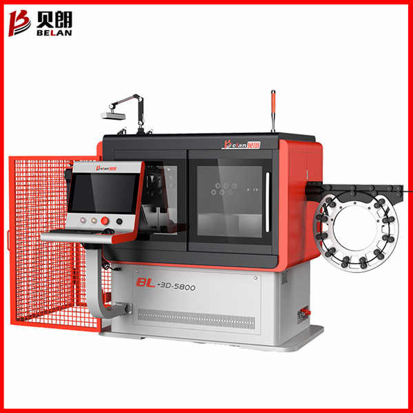 鋼絲自動化折彎機BL-3D-5800助力客戶減員增效